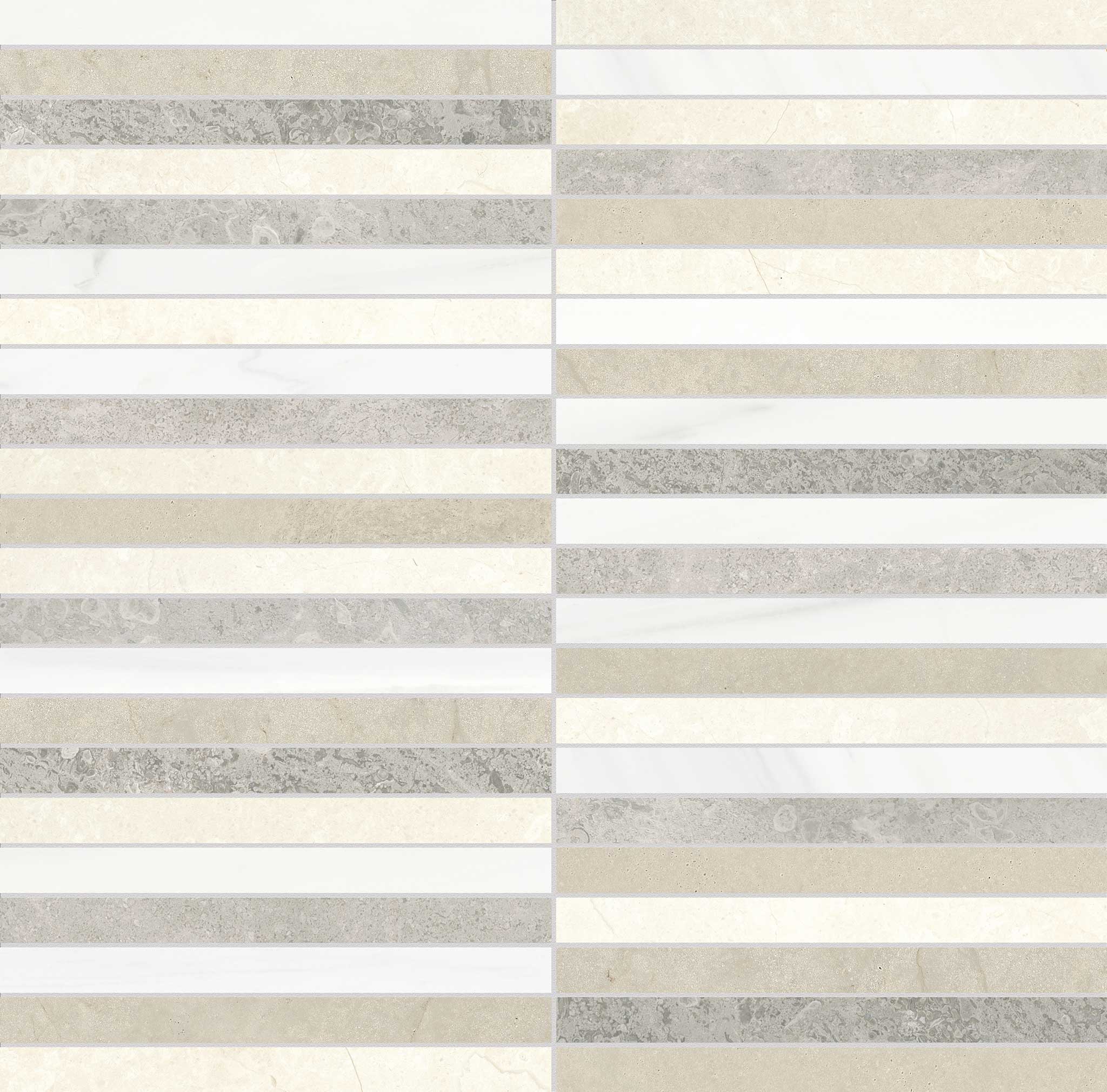Utopio .5x6 Stacked Dune Mosaic | Tiles By Kia
