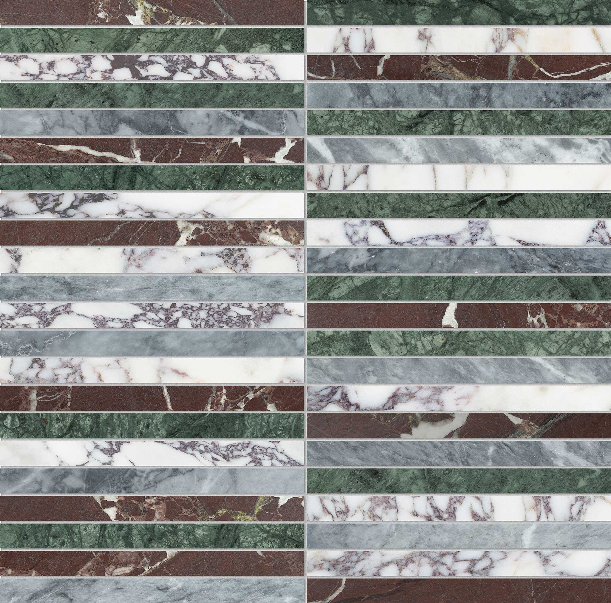 Utopio .5x6 Stacked Tropic Mosaic | Tiles By Kia