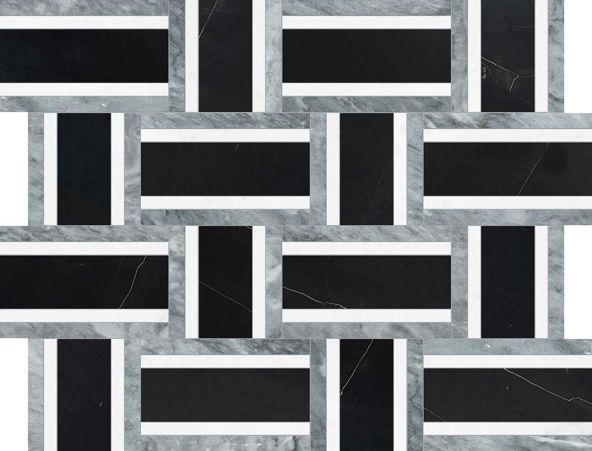 Utopio Cesto Monochromo Mosaic | Tiles By Kia