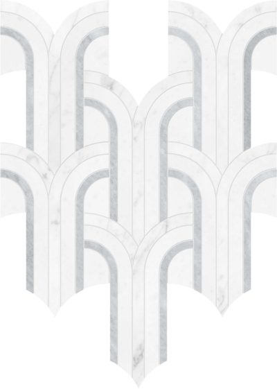 Utopio Florence Dove Stone Mosaic