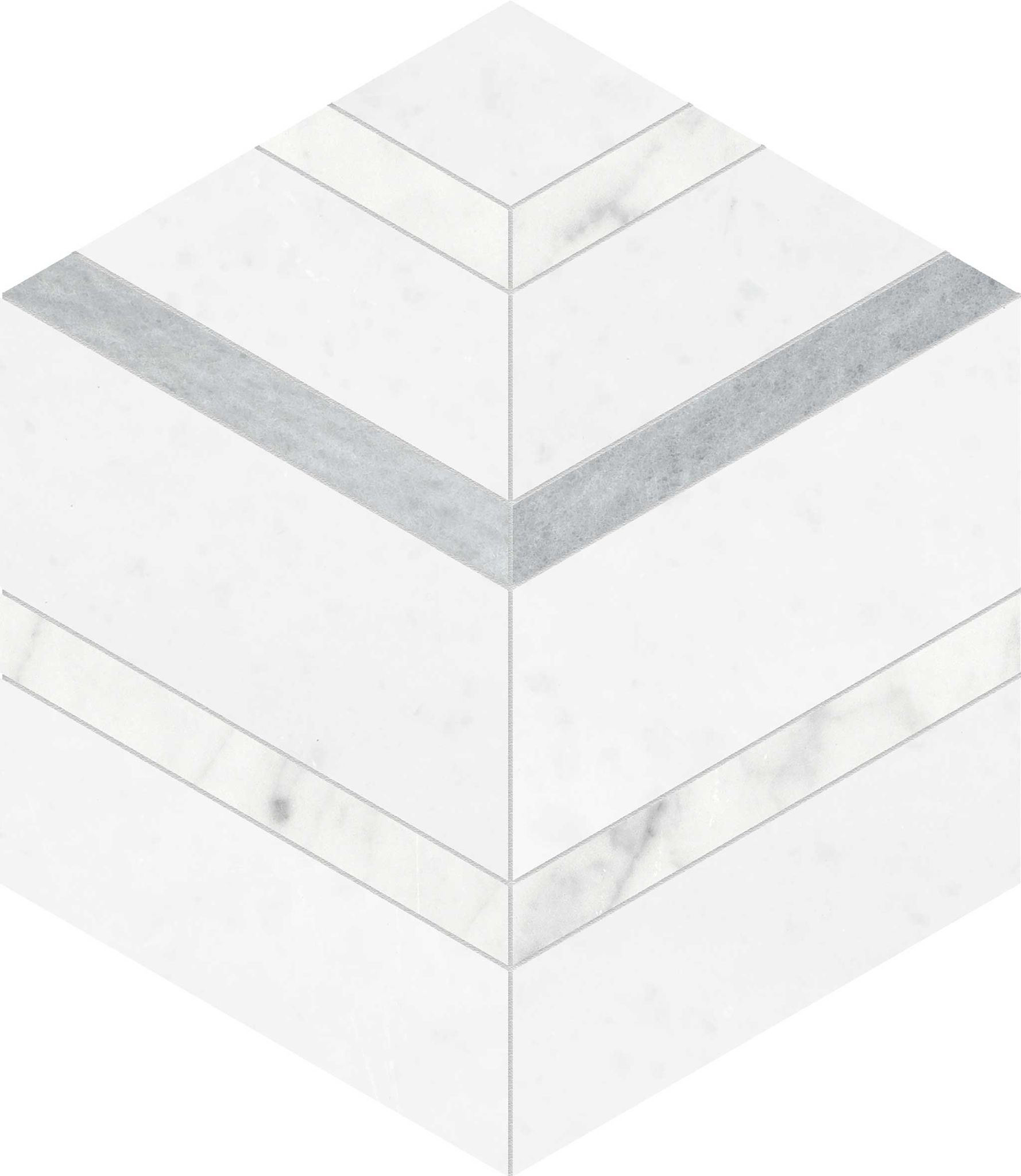 Utopio Hexo Dove Mosaic | Tiles By Kia