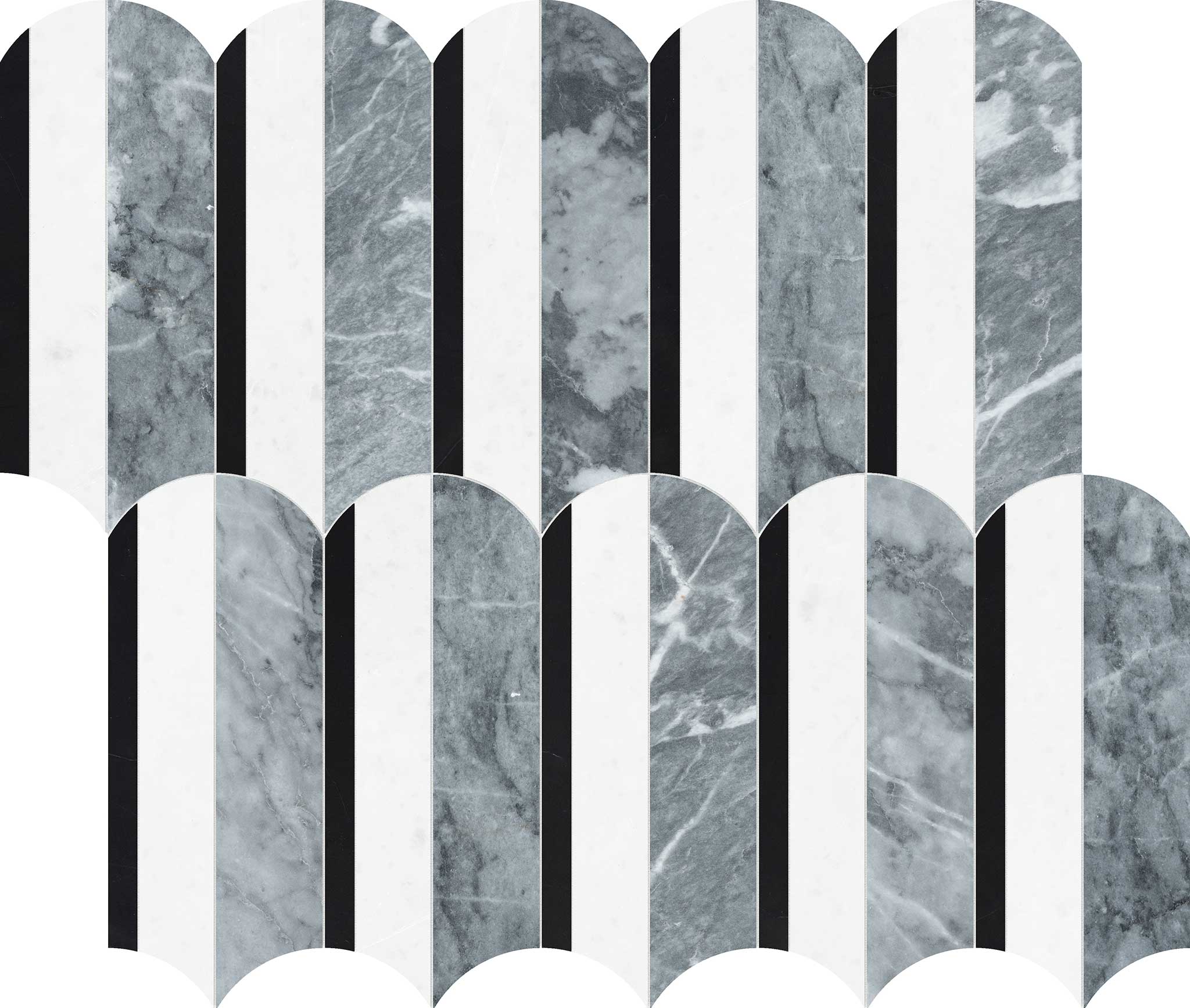 Utopio Hydros Monochromo Mosaic | Tiles By Kia