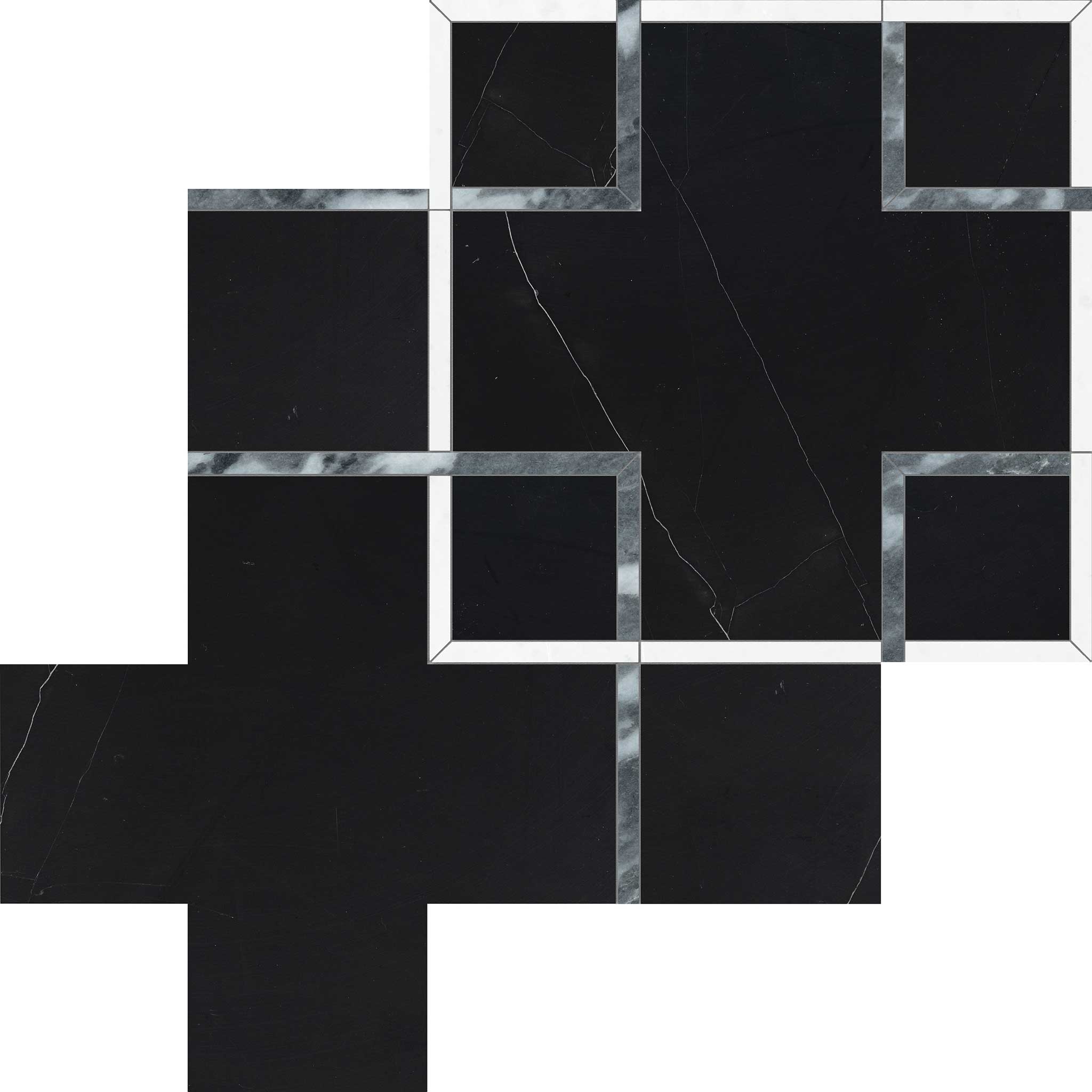 Utopio Schema Monochromo Mosaic | Tiles By Kia