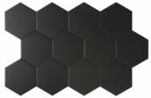 Vida 5.5X6.3” Black Hexagon | Tiles By Kia