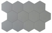 Vida 5.5X6.3” Grey Hexagon | Tiles By Kia