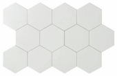 Vida 5.5X6.3” White Hexagon | Tiles By Kia
