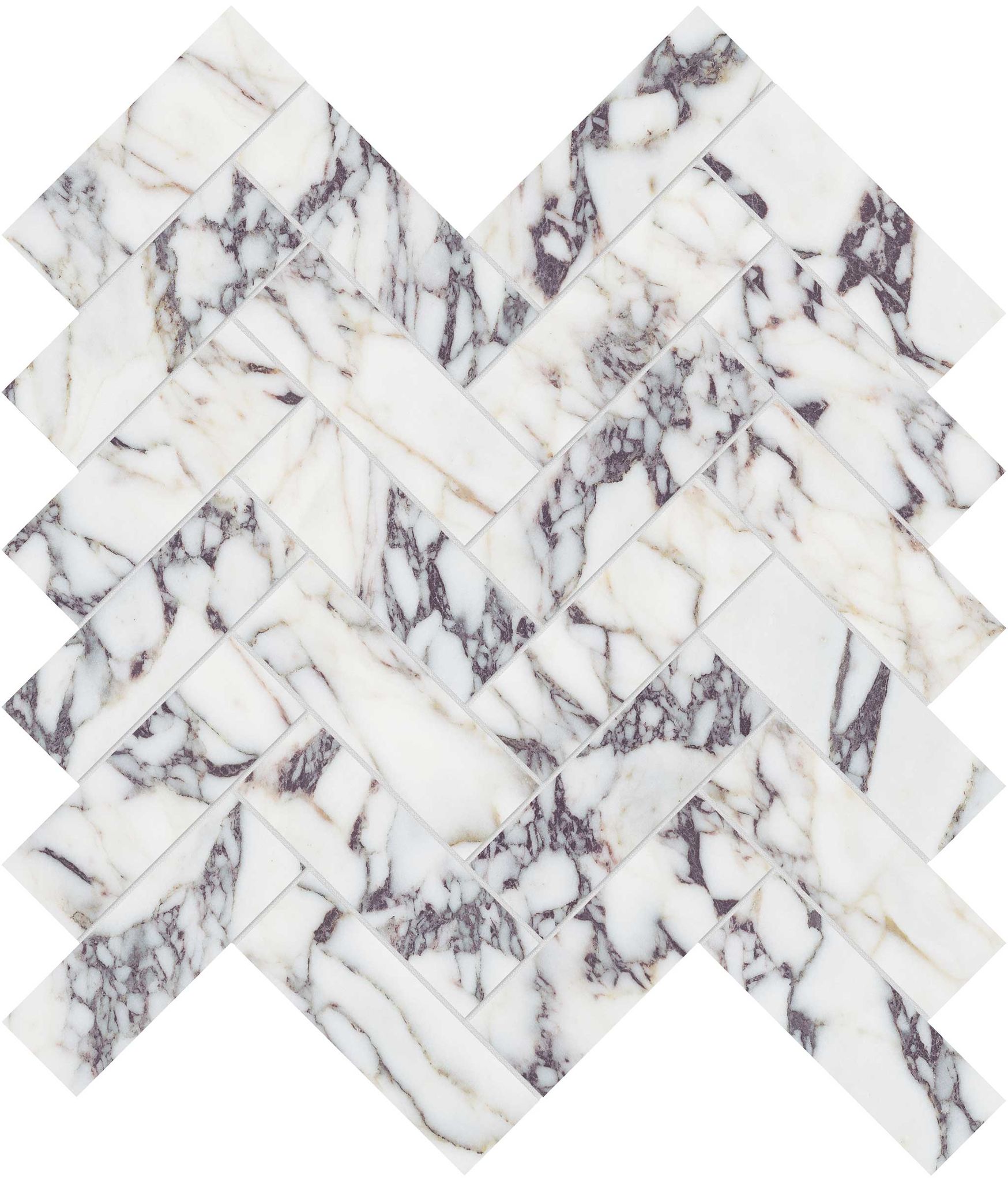 Viola Roccia 1.25x4 Herringbone Mosaic | Tiles By Kia