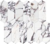 Viola Roccia 2x6 Picket Mosaic | Tiles By Kia