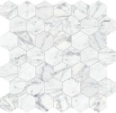 Virtue Bianco 2 Hexagon Mosaic | Tiles By Kia