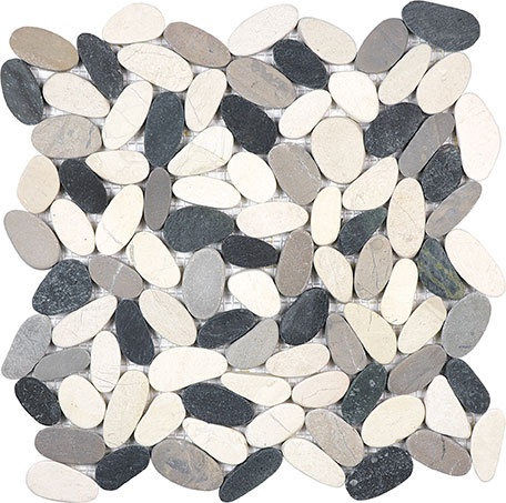12X12 Flat Tranquil Cool Blend | Tiles By Kia