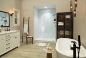 Carrara Marble Gloss Shower Wall Kit 30x60x94 | Tiles By Kia