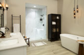Carrara Marble Gloss Shower Wall Kit 32x60x94 | Tiles By Kia