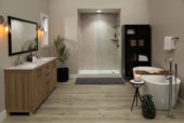 Drift Sand Gloss Shower Wall Kit 36x60x94 | Tiles By Kia