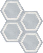 Form 7" Hexagon Frame Tide | Tiles By Kia
