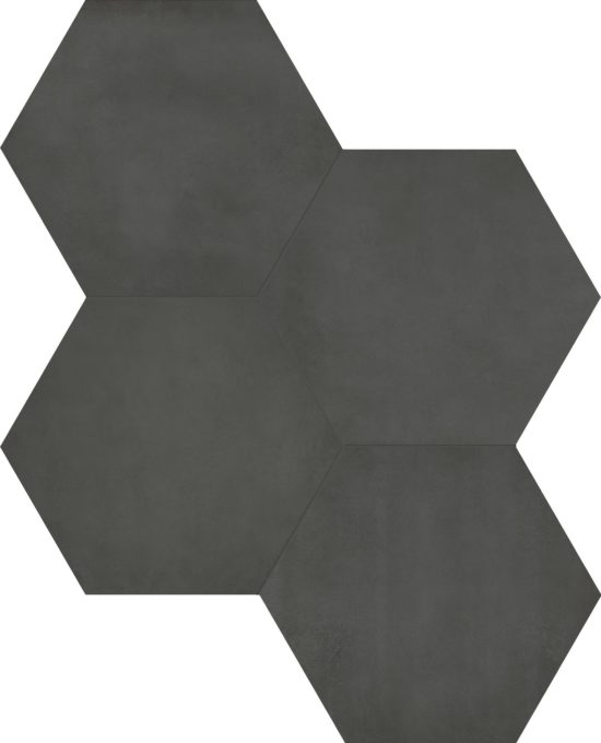 Form 7" Hexagon Graphite | Tiles By Kia