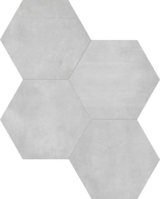 Form 7" Hexagon Ice | Tiles By Kia
