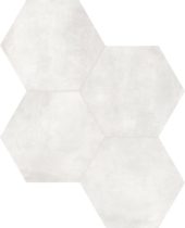 Form 7" Hexagon Ivory | Tiles By Kia