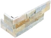 Ledger Stone 6x18 Beach Walk Assembled Corner | Tiles By Kia