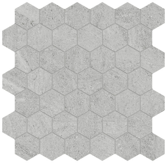Lithoform 2" Hex Veincut Twilight | Tiles By Kia