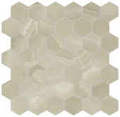 Lustra 2" Hex Onyx Hazel Honed | Tiles By Kia