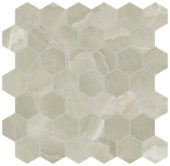 Lustra 2" Hex Onyx Sage Honed | Tiles By Kia