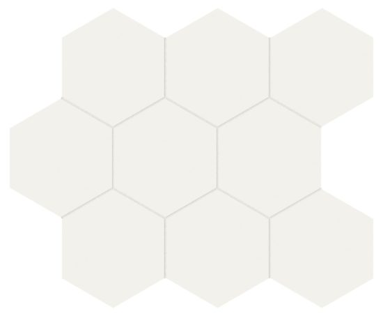 Monoforma 4" Hex Moonlight Silk | Tiles By Kia