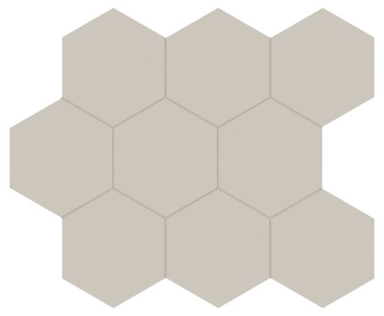 Monoforma 4" Hex Storm Silk | Tiles By Kia
