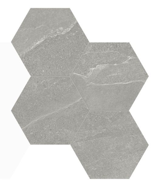 Nord 6 Hex Palladium | Tiles By Kia