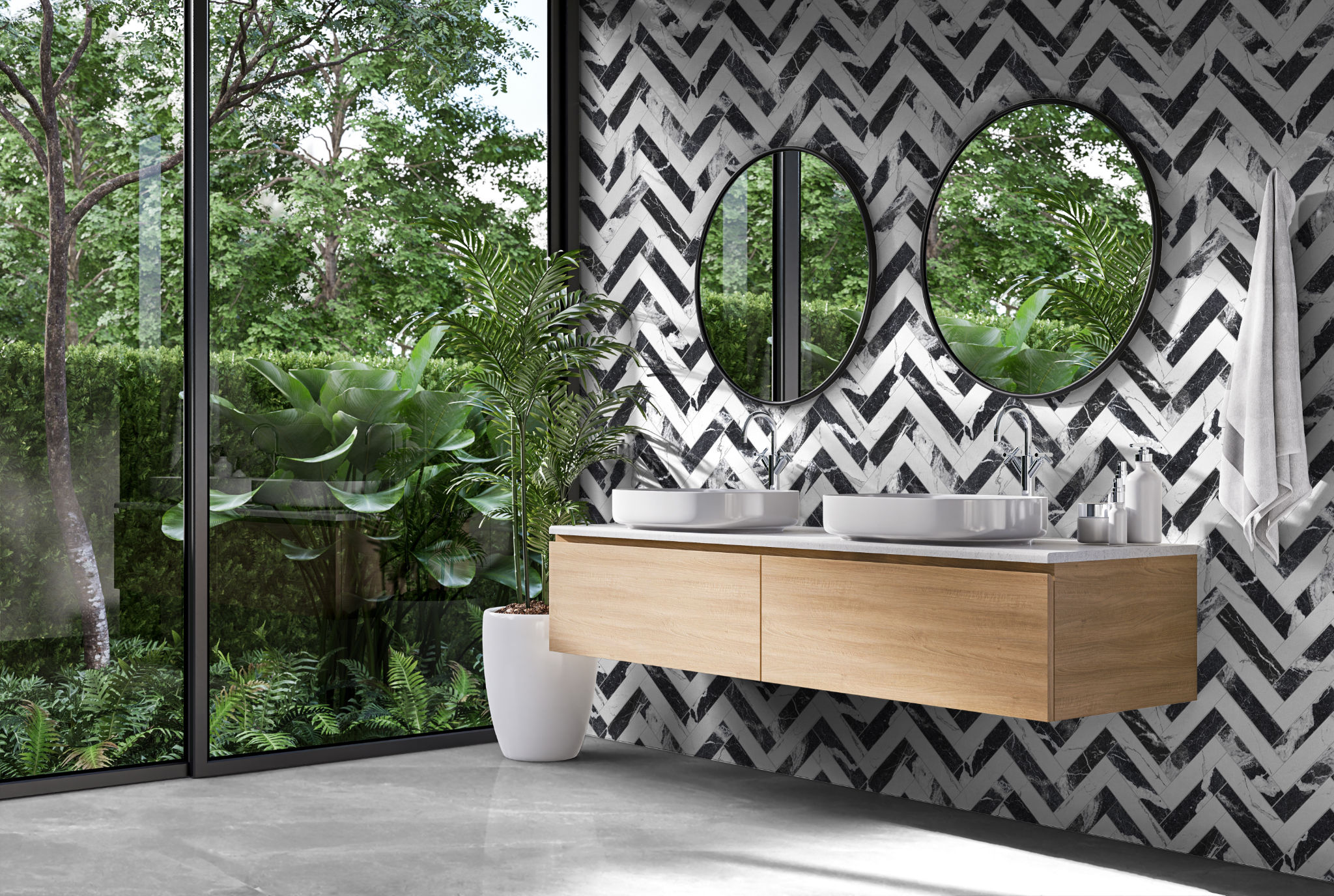 Obsession Nero & Statuario  | Tiles By Kia