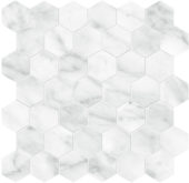 Plata Carrara Abisso 2 Hexagon Polished | Tiles By Kia