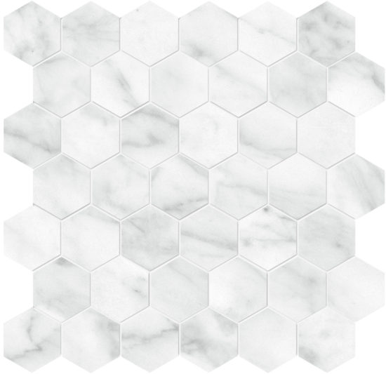 Plata Carrara Abisso 2 Hexagon Polished | Tiles By Kia