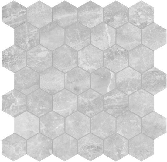 Plata Perla Grigia 2 Hexagon Matte | Tiles By Kia