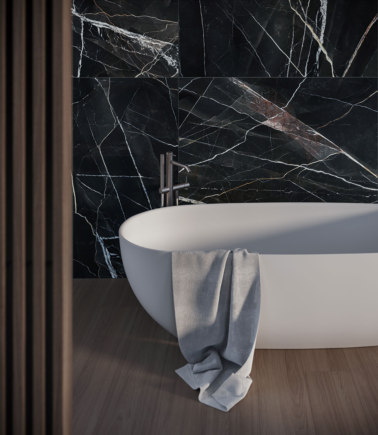 Royal Stoneworks REGAL BLACK VEIN 0 | Tiles By Kia