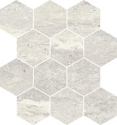 Saturnia 3x3 Hex Roman Matte | Tiles By Kia
