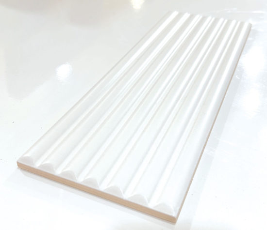 Sausalito 5X13 White  Gloss 02 | Tiles By Kia