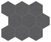 Serena 4" Hex Flint | Tiles By Kia