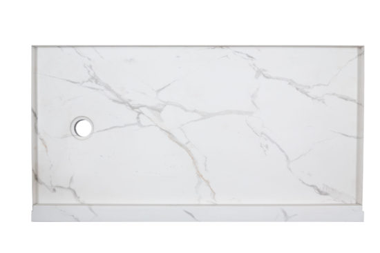 Shower Pan 30x60 Bianco Marble | Tiles By Kia