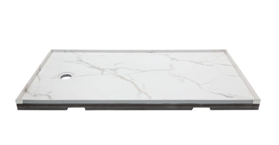 Shower Pan 30x60 Bianco Marble | Tiles By Kia