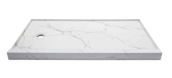 Shower Pan 30x60 Bianco Marble | Tiles By Kia