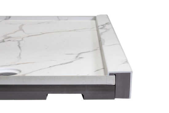 Shower Pan 30x60 Bianco Marble | Tiles By Kia