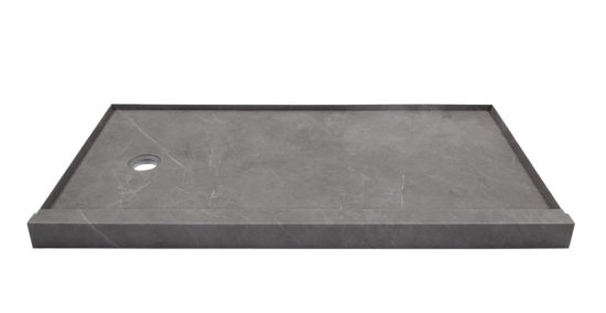 Shower Pan 30x60 Graphite Slate | Tiles By Kia