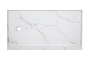 Shower Pan 36x60 Bianco Marble | Tiles By Kia