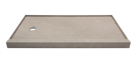 Shower Pan 36x60 Concrete Sand | Tiles By Kia