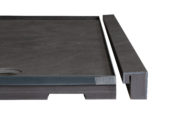 Shower Pan 36x60 Graphite Slate | Tiles By Kia